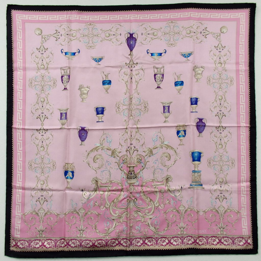 Authentic Versace Scarf Silk Used